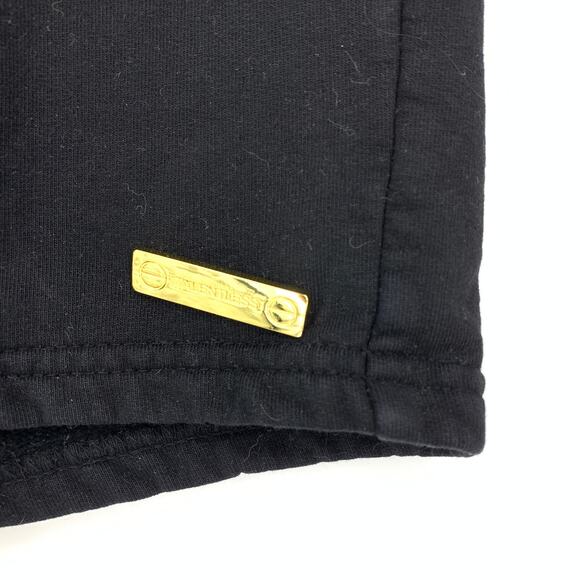 Talentless Sweat Shorts Women's Size Small Black Elastic Drawstring Waist - Picture 5 of 7